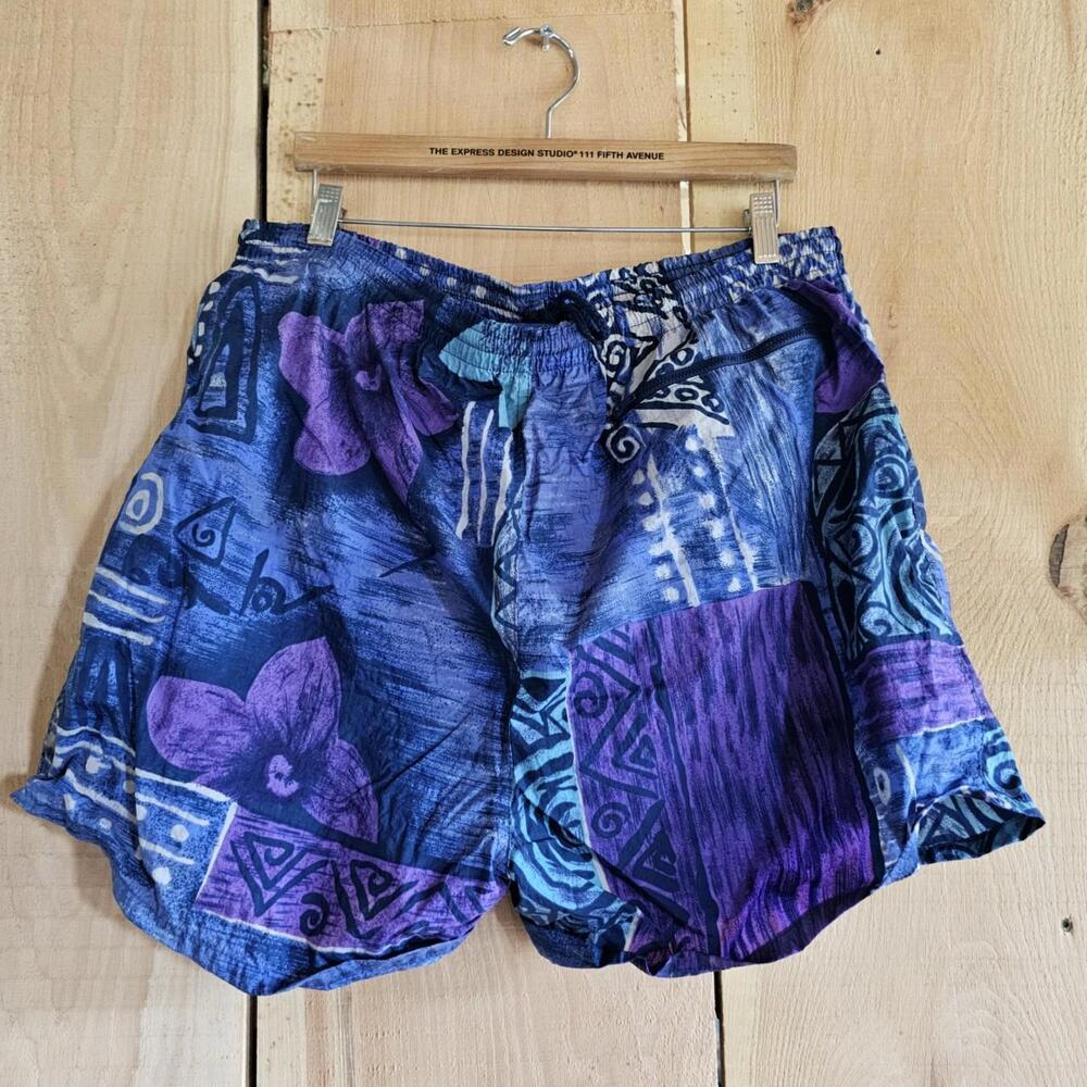Vintage Nylon Swim Trunks Swim Shorts Harbor Bay XL